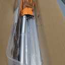 Leaf Roof Brush and Roof Rake, 21 Ft Adjustable Length Roof Cleaning Tool, Remove Roof Leaves Safely, with Natural Brush Head, Lightweight, Easy to Use & Store