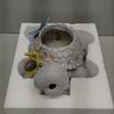 Cute Turtle Succulent Pot with Drainage Hole,Resin Animal Planters Turtle Statue Decor,Indoor Plant Pots Cactus Flower Pot for Home Decor and Office Desk Decoration or Outdoor Garden Decoration