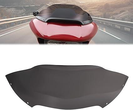 LUXEMOTO 8" Windshield for Road Glide 2015-2023, Motocycle Windshield Windscreen PC Air Deflector for Harley Touring Road Glide 2015-2023 and FLTRT 23-later Accessories (Dark Tinted)