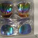 10/20 Pack Colored Sunglasses Mirrored Lens Bulk Party Glasses Classic Eyewear Birthday Beach Pool Unisex Adults