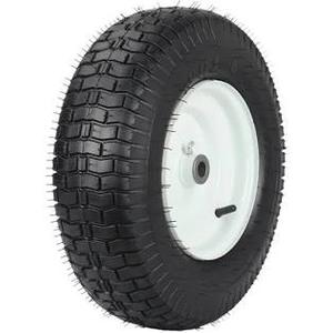 GICOOL 16x6.50-8 Tubeless Tire and Wheel, 16x6.5-8 Lawn Mower Tires, 3"-4.5" Offset Hub, 3/4" or 5/8" Bearing, Universal Fit Riding Mower and Garden Tractor Front Wheel, 4 Ply, S-Turf Pattern, 2 Pack