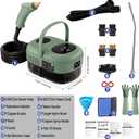 2500W Handheld Steam Cleaner,Portable Car Steamer For Auto Detailing,High-Temperature and Pressure Steam Cleaner For Home, Steam Cleaning Machine for Furniture,Kitchen,Grout,Floor,Tile (7-Green)