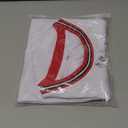 YWIES Plain Basketball Jersey, Blank Team Uniform, Hip Hop Hipster Short Sleeveless Active Shirts (Medium, White-red)