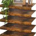 5 Pcs 2416 Wire Shelf Cover Engineered Wood Wire Rack Covers for Shelves, Rustic Farmhouse Style for Pantry, Closet (5 pcs, 2416 inch)