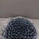 Decorative Resin Dahlia Wall Hanging, Blue 30"