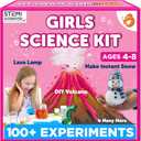 Butterfly EduFields 100+ Girls Science Kit for Kids Ages 4 5 6 7 8 | Girls in STEM & Science Experiments | Educational Gift Ideas for 4 5 6 7 8 Year Old Girl | STEM Projects, Fun Learning