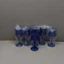 Fun Express Wine Glasses Purple Patterned Plastic Bulk 48 Ct