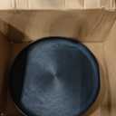 Kate and Laurel Stovring Round Modern Decorative Tray; 17 Inch Diameter; Black; Contemporary Serving Tray for Use as Entryway Catch-All or Coffee Table Tray