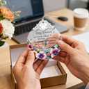 Retirement Gift - Retirement Gifts for Women, Men - Retired Ornament - Retired Gifts for Coworker, Boss, Employee, Teacher, Nurse - Stained Glass Christmas Ornament Keepsake - Design G