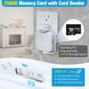 256GB Micro SD Card & Outlet Wall Mount for Blink Sync Module XR with Short Cable, SD Card for Local Video Storage with Reader, Save Space, Mount Bracket for Blink Outdoor Indoor Security System