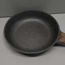 SENSARTE Nonstick Frying Pan Skillet with Lid, Omelet Pan with Cover, Healthy Cooking Chef's Pan, Kitchen non stick Pan, Free of Intentionally Added PFOA (10inch + Glass Lid) (Gray Granite)