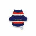 Dog Sweater for Small Medium Dogs, Classic Wool Turtleneck Knitted Striped Pet Sweater, Warm Winter Holiday Outfit for Boy & Girl Dogs, Cats, Medium