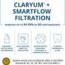 Aquasana SmartFlow Reverse Osmosis Water Filter System - High-Efficiency Under Counter RO Removes up to 99.99% of 90 Contaminants, Including Fluoride, Arsenic, Chlorine, and Lead - Chrome Faucet