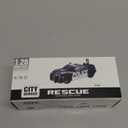 Police Car Toy Plastic Pursuit Rescue Vehicle with Sirnes Sound and Light for Kids Toddlers Boys 1:20