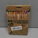 KOALA TOOLS - Bear Claw Colored Pencils for Adults and Kids, Water Soluble Color Pencils with Triangular Grip for Art and Shading, Includes Neon and Metallic Colors, Pack of 24