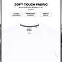 DKNY Soft Cotton T-Shirt for Men - Plain Casual & Dress Crew Neck Tee, Comfortable Premium Classic Fit Mens Tshirt (White, XL)