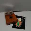 Beginner mahogany 17-tone entry-level musical instrument thumb piano kalimba finger piano kalimba finger piano(3)