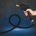 Short Pressure Washer Gun, 5000 PSI Max Swivel High Pressure Washer Extension Wand with 5 nozzles, M22 14MM Swivel Connect & M22 15MM, Car Wash Kit Power Washer Gun for Cars, Driveway, Yard, Fence