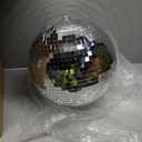17 Pack Large Disco Ball Small Hanging Mirror Disco Decorations for Party Wedding Dance and Music Festivals Decor Club Stage Props DJ Decoration(12, 8, 6, 4, 3.2 Inch)