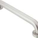 Moen Home Care Bathroom Safety 12 Inch Stainless Steel Handicap Grab Bar for Bathtub and Shower, Elderly Assistance Product with Concealed Screws, 8912