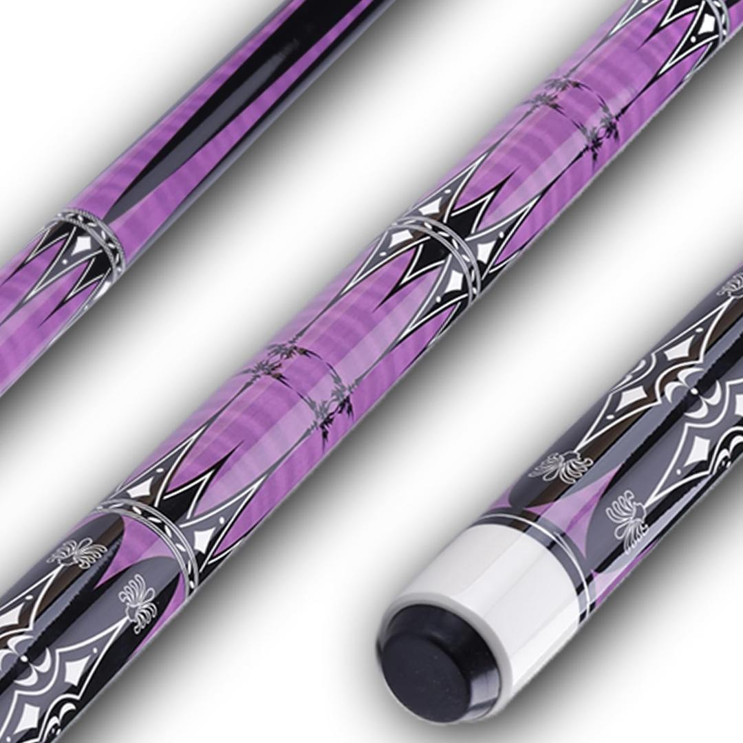 13mm 58 Inch 20 oz Billiard Pool Cue Stick, 1/2 Maple Billiard Pool Stick, House Bar Pool Table Sticks for Men
