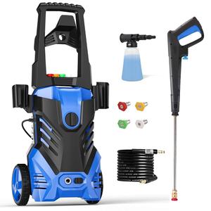 Electric Pressure Washer 4200PSI-Max 3.1GPM Power Washer 4 Different Pressure Tips, 20FT Hose Power Cord, Foam Cannon, Power Washer Electric Powerd for Patios Car Garden Yellow