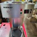 NUPANT 12-Cup Commercial Coffee Maker with Water Line 1.8L Auto-Filling Drip Coffee Maker Machine with 2 Glass Carafes and 2 Warmers Stainless Steel Pour over Coffee Brewer for Restaurant Office cafe