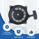 WFLNHB Recoil Rewind Pull Starter Replacement for Briggs Stratton 497830 135202 135212 135232