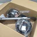 Ceiling Fans with Lights, 52 Inch Low Profile Ceiling Fan with Light and Remote Control,Reversible, 3CCT, Dimmable, Quiet, Black Ceiling Fan for Bedroom Indoor/Outdoor Use