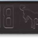 Ford Bronco Metal Wall Art - Ford Bronco Street Sign for Garage, Man Cave or Shop, Small, Color: Silver/Blue, 
Size: 20" W X 3.33" H X 0.125" D