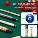 Liliful Pool Table Accessories Billiards Accessories Billiard Pool Balls with Triangle and Diamond Ball Holder Cue Chalks Pool Cue Tip Pool Sticks Pool Table Brush Set (Classic Style)