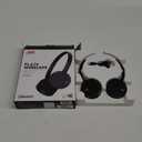 JVC HA-S23W Wireless Headphones - On Ear Bluetooth Headphones, Foldable Flat Design, 17-Hour Long Battery Life (Black)