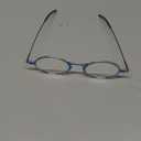 Always With You ThinOptics Reading Glasses - Ultra Thin, Durable, Lightweight - Optical Grade Lenses (Round / Blue)
