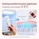 Momcozy ComfortNip Cooling Comfort & Touch Free Nipple Cream, Nipple Cream for Breastfeeding, Instant Relief, Plant-Based Formula, Newborn Essentials with Cooling Ceramic Applicator, 1.76oz (50g)