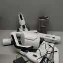 Cordless Vacuum Cleaner, 600W 50KPA 65Mins Runtime Fast Charging Vacuum Cleaner, Self-Standing LED Light Touch Screen Stick Vacuum for Home Light Weight,for Pet Hair/Carpet/Floor, White