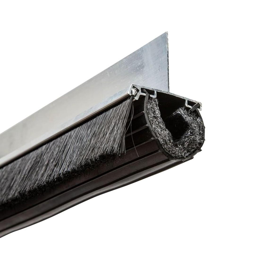Xcluder X2 Rodent Proof Roll-Up Door Seal Kit, 8' x 2" x 1.625" Pest Control Retainer and Sealer, for Rolling Steel Doors Up to 8 Wide, Suitable for Residential or Commercial Property Use