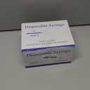 100 Pack 1ml Syringes with Needle - 25G 1 inch Disposable 1cc Syringe for Scientific Lab Use, Sterile Individually Wrapped