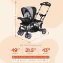 Baby Trend Sit N' Stand Ultra Stroller, Phantom