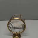 Vintage Bronze Wall Mounted Toilet Paper Holder – Antique Brass Bathroom Accessories Tissue Dispenser with Stable Metal Stand, Wire Basket Storage Rack - for Roll with Diameter <5inch Only
