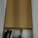 Industrial Table Lamps for Bedrooms Set of 2 - Fully Dimmable Bedside Lamps with USB A and C Ports and Outlet, Black Nightstand Lamps with Glass Shade for Living Room, Desk Lamps for Office Reading