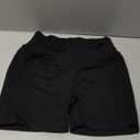 YEOREO Scrunch Butt Workout Shorts Women 3.5" Seamless V Cross Waist Sport Gym Amplify Shorts (Large, Black)