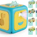 Story Projector for Kids, Story Machine with Early Learning, Music, Night Sky Lights, Storybook Projector, Moonlight Storytime Projector, Story Telling Toy for Toddlers, Gift for Kids Aged 3+