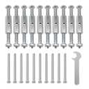 10Pcs 86 Type Wall Box Repair Tool Electrical Light Switch Socket Junction Stash Bottom Boxes Repairer Cassette Embedded Installation Maintenance Support Rod