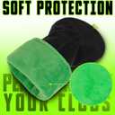 Craftsman Golf Custom Hook-and-Loop Black Golf Club Driver Headcover Cover Easy to Attach Patch