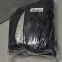 Thick Memory Foam Toilet Rug for Bathroom, U Shaped Washable, Soft Absorbent Velvet Topside Floor Mats, Machine Wash, Cushioned Luxury Rugs for Bath Room, 23x23, Black