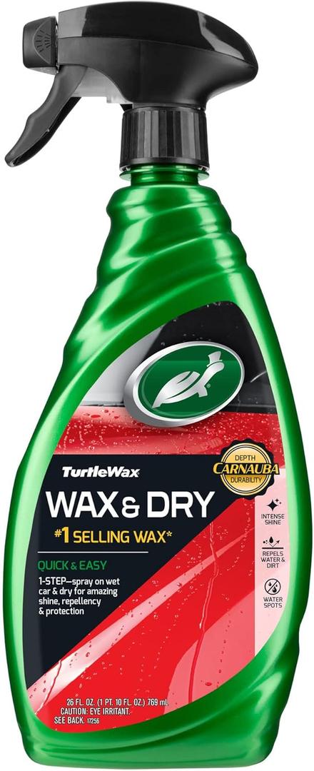 Turtle Wax T-9 1-Step Wax & Dry - 26 oz. (26 Fl Oz (Pack of 1))