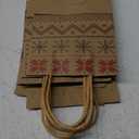 12PCS Christmas Kraft Gift Bags - Assorted Styles With Handles and Prints for Xmas Gift Wrapping and Party Supplies