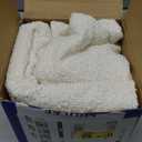 MIULEE 22x22 Inch Decorative Euro Sham Pillow Covers for Couch Bed Set of 2 Textured Boucle Neutral Throw Pillow Covers Cream White Accent Solid Pillowcases Sofa Living Room Home Decor