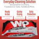 WIPESPLUS No-Rinse Food Contact Wipes, Multi-Surface Wipe, Unscented for Home and Business, 960 Count, (12 Packs of 80)