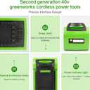 TREE.NB 6.0Ah 40V 29472 Lithium Battery Replacement for GreenWorks 40V G-MAX Li-ion Battery 29472 29462 2901319 Power Tools 24282 24252 21332 25322 20672 2101602 20312